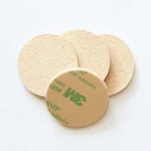 1.4″ Round USA - Made Leather Floor Protector Pads (4 - Pack) – Durable Alternative to Felt - StrapGraphics