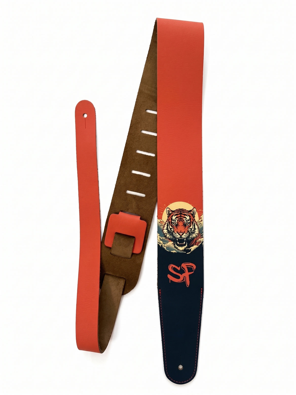 2.5" CUSTOM LEATHER GUITAR STRAP