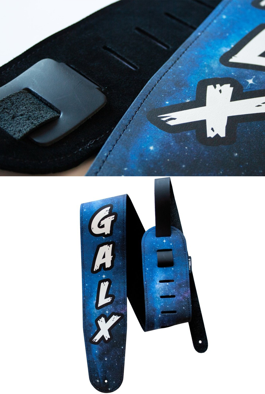 3.5" CUSTOM LEATHER GUITAR STRAP