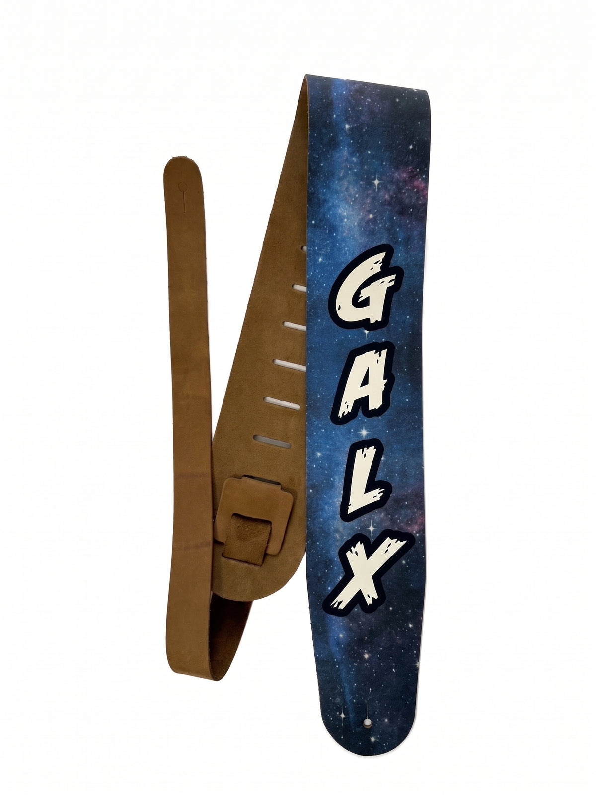 3.5" CUSTOM LEATHER GUITAR STRAP
