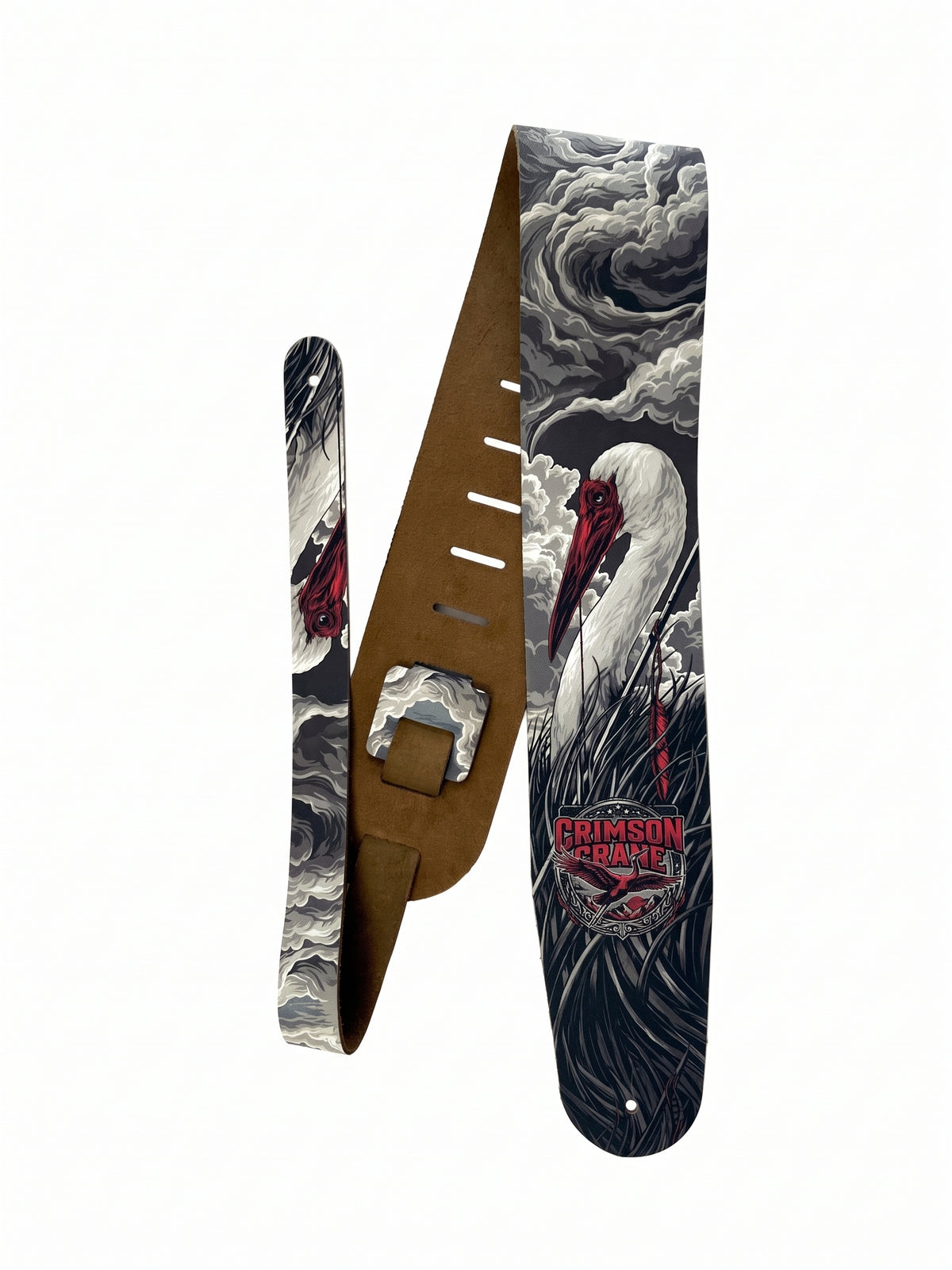 3.5" CUSTOM LEATHER GUITAR STRAP