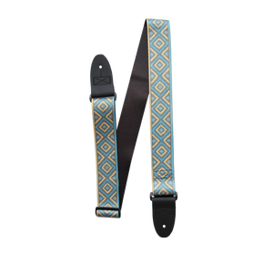 Alpine Knit Diamond – Nordic Cable Custom Guitar Strap (2″ Sublimated Polyester) - Customize this strap