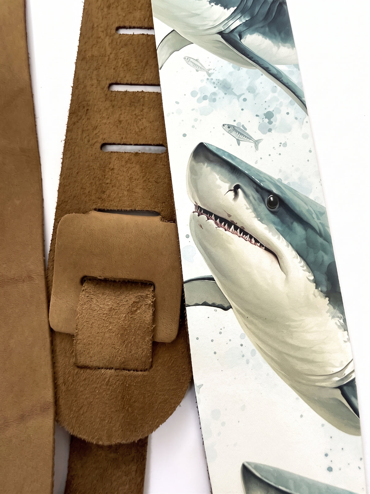 2.5" CUSTOM LEATHER GUITAR STRAP