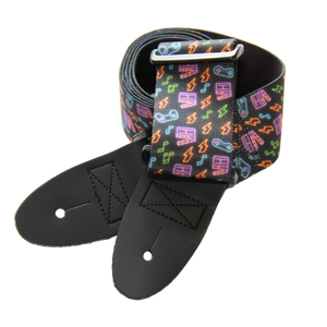 Neon Riot – Custom Gamer & Music Guitar Strap (2" Sublimated Polyester) - Customize this strap