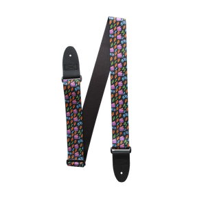 Neon Riot – Custom Gamer & Music Guitar Strap (2" Sublimated Polyester) - Customize this strap
