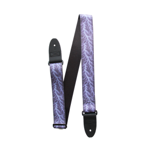 Thunderstrike – Lightning Bolt Custom Guitar Strap (2″ Sublimated Polyester) - Customize this strap