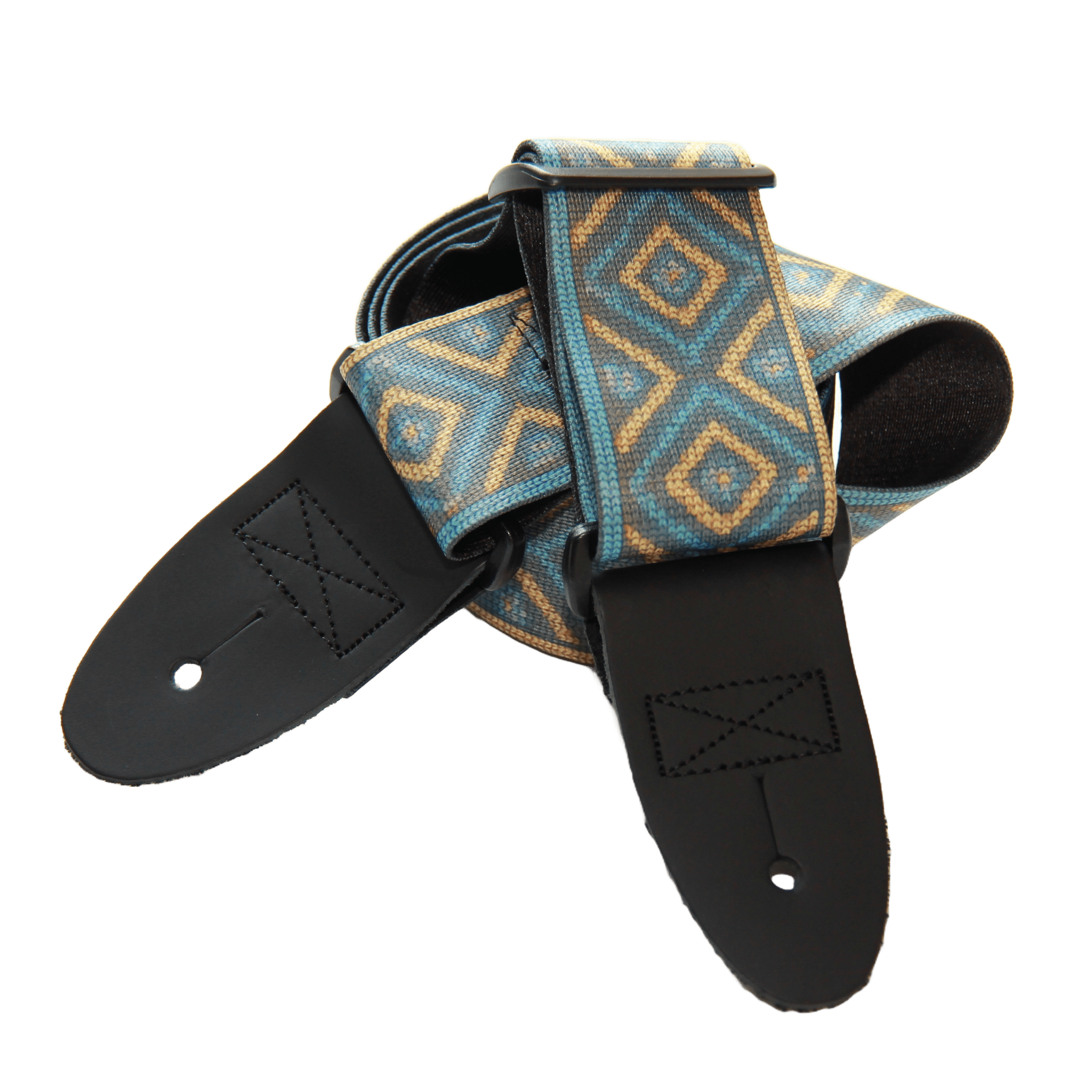 Alpine Knit Diamond – Nordic Cable Custom Guitar Strap (2″ Sublimated Polyester) - Customize this strap - StrapGraphics