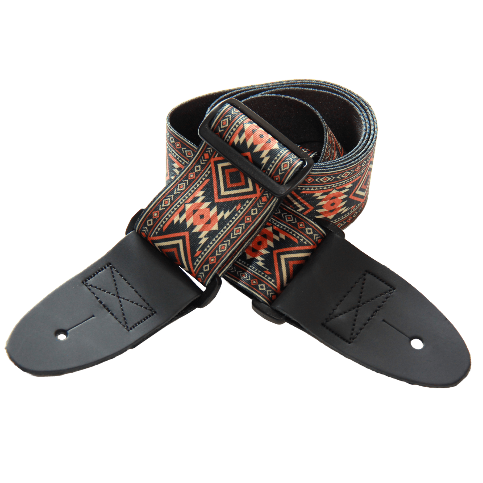 Desert Trail – Southwest Pattern Custom Guitar Strap (2" Sublimated Polyester) - Customize this strap - StrapGraphics