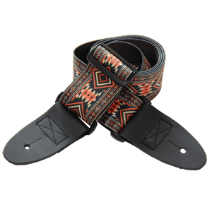 Desert Trail – Southwest Pattern Custom Guitar Strap (2" Sublimated Polyester) - Customize this strap - StrapGraphics