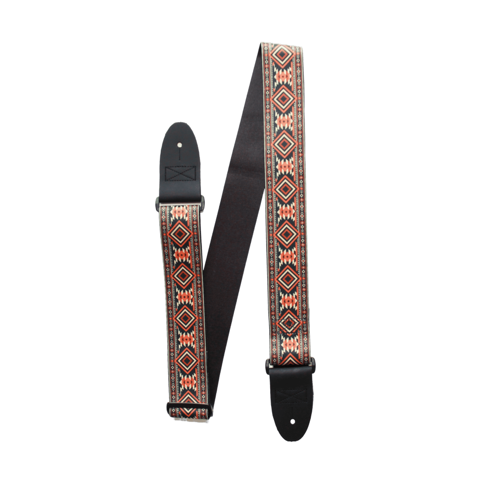Desert Trail – Southwest Pattern Custom Guitar Strap (2" Sublimated Polyester) - Customize this strap - StrapGraphics