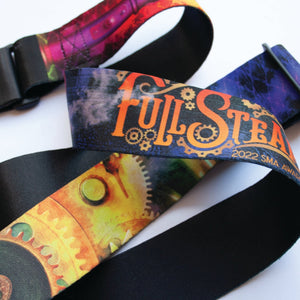 Design - Your - Own Guitar Strap – White Base with Custom Background Color (2" Sublimated Polyester) - StrapGraphics