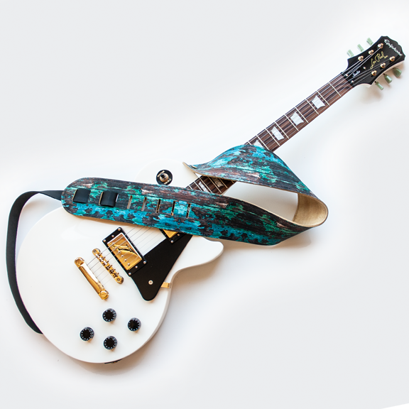 grunge style guitar strap