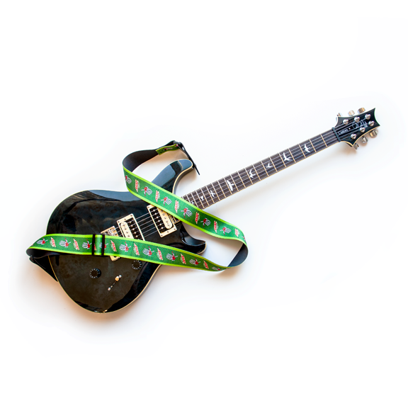 mt dew guitar strap on guitar