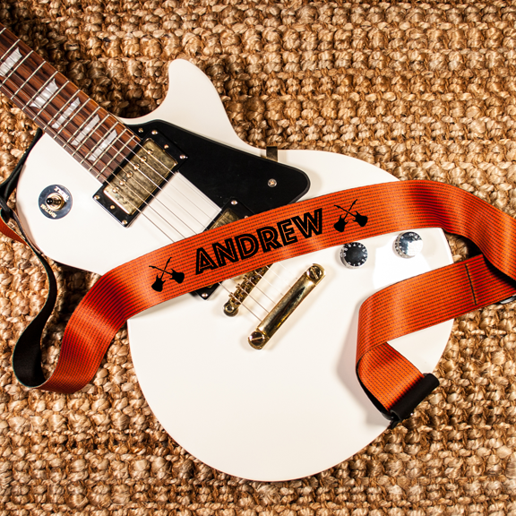 personalized guitar strap
