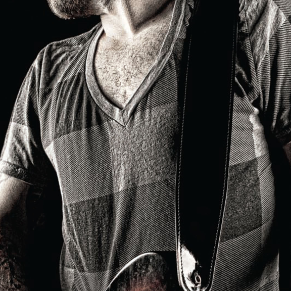 patent leather guitar strap