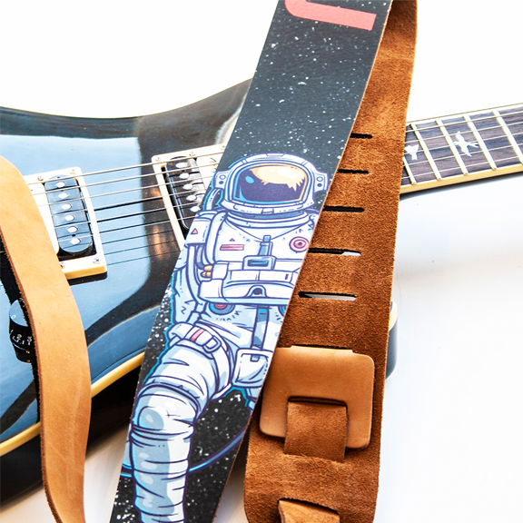 spaceman custom guitar strap
