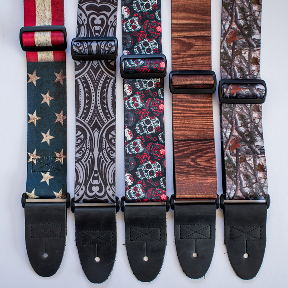 custom polyester guitar straps