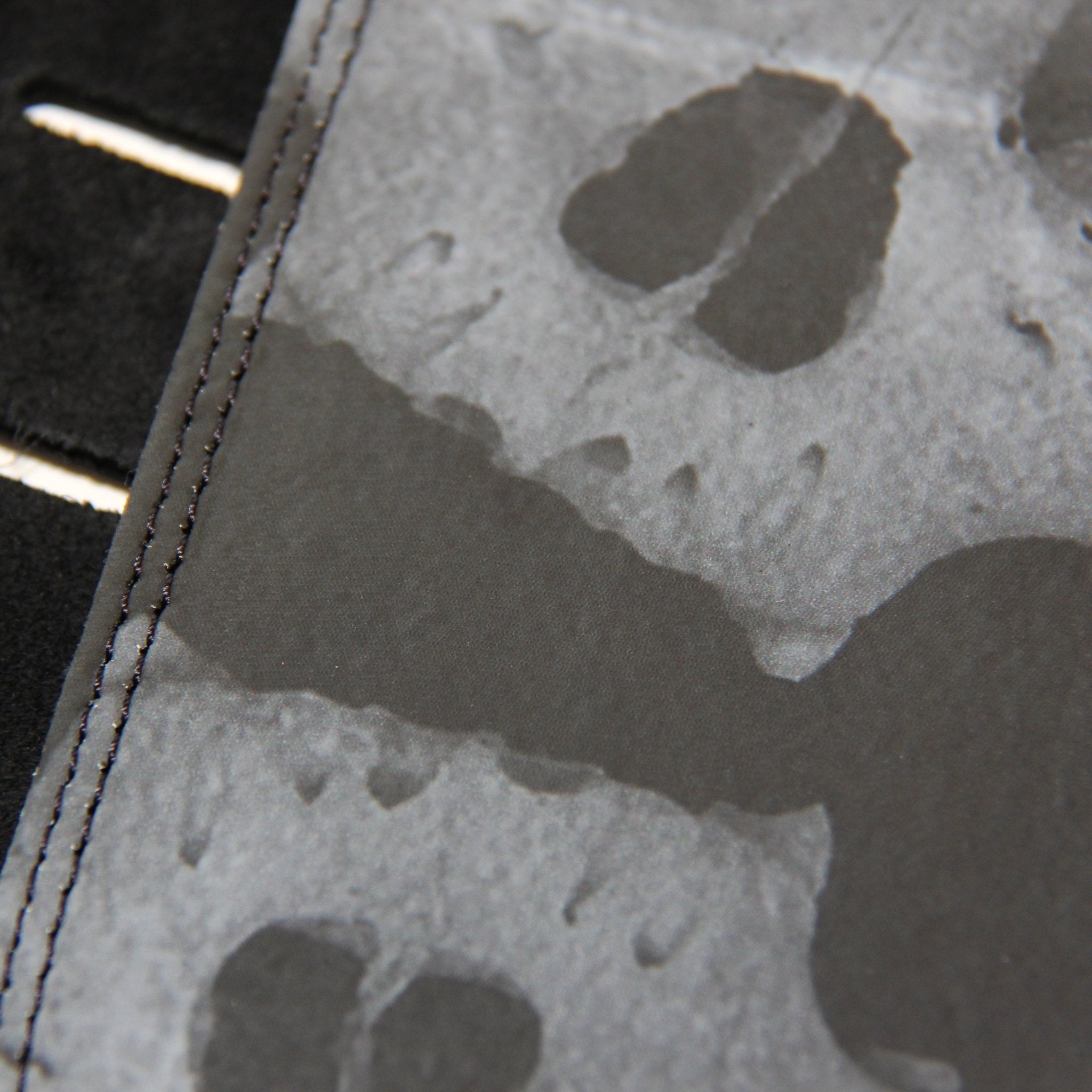 Midnight Metal – Custom Leather Suede Guitar Strap (3.5") - Customize this strap - StrapGraphics