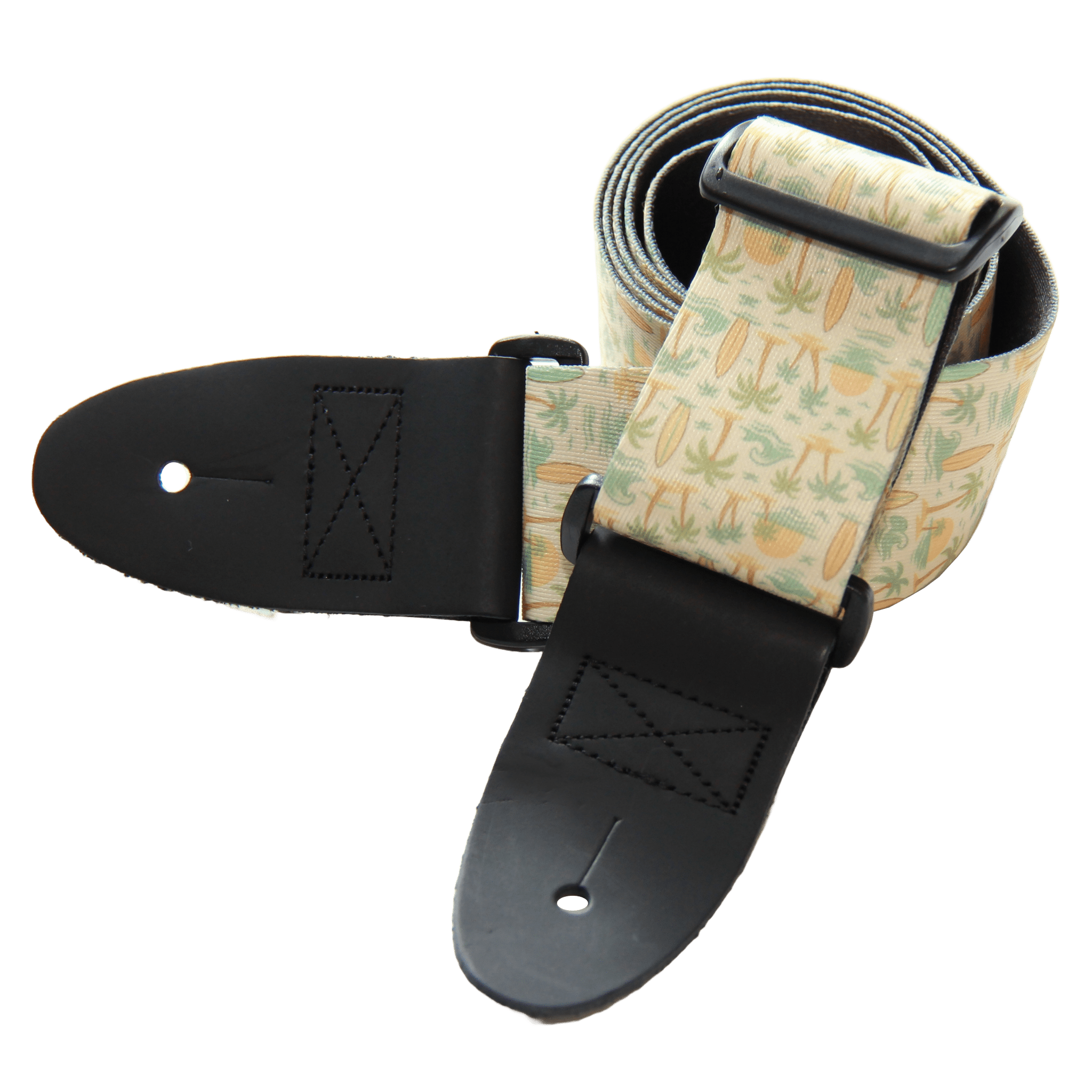Pacific Riff – Custom Beach Vibe Guitar Strap (2" Sublimated Polyester) - Customize this strap - StrapGraphics
