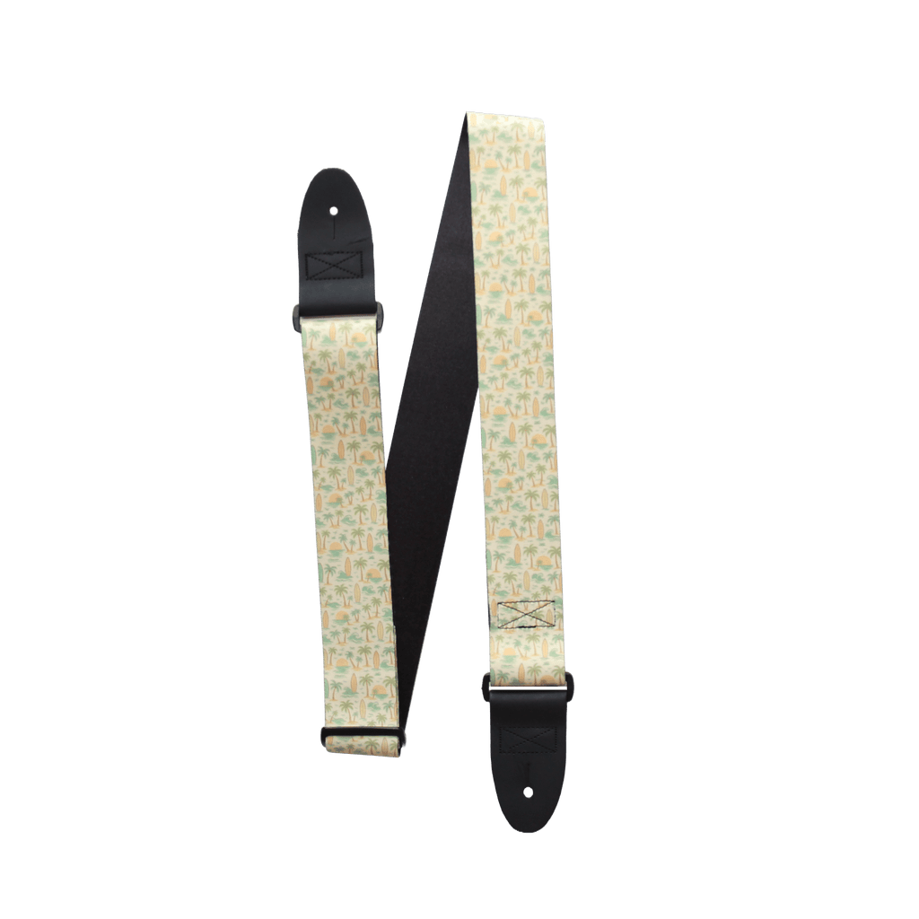 Pacific Riff – Custom Beach Vibe Guitar Strap (2" Sublimated Polyester) - Customize this strap - StrapGraphics