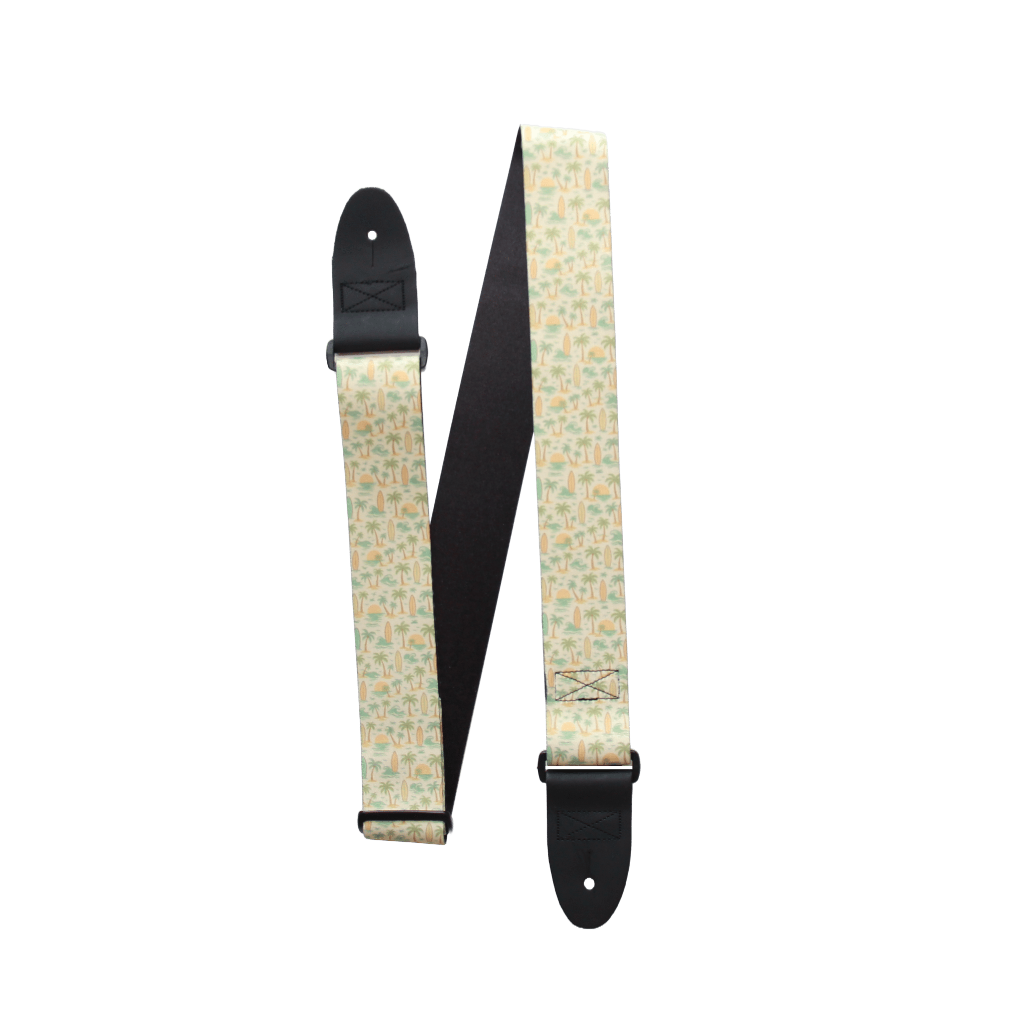 Pacific Riff – Custom Beach Vibe Guitar Strap (2" Sublimated Polyester) - Customize this strap - StrapGraphics