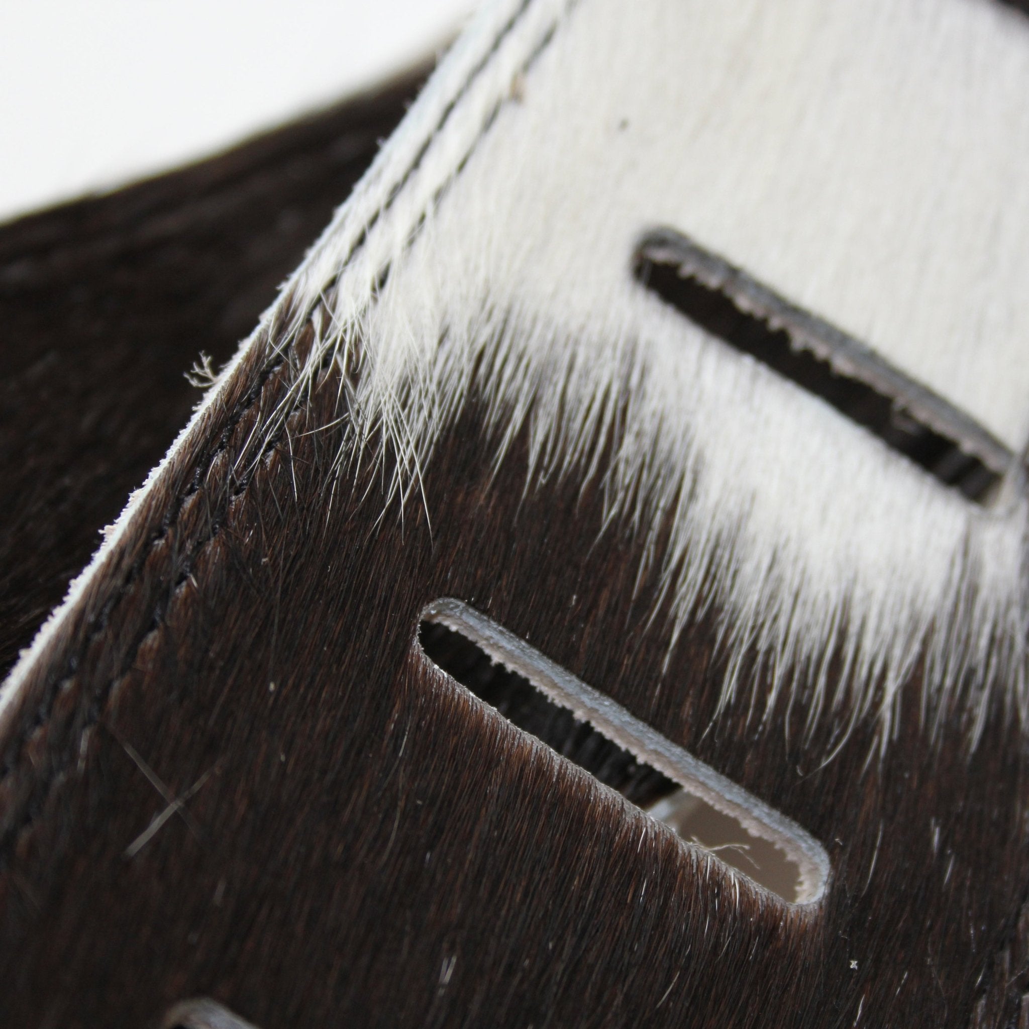 The Rawhide Classic – 2.5" Hair - On - Hide Leather Guitar Strap - StrapGraphics Signature - StrapGraphics