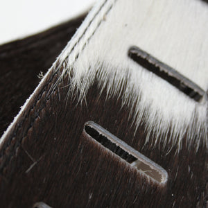 The Rawhide Classic – 2.5" Hair - On - Hide Leather Guitar Strap - StrapGraphics Signature - StrapGraphics