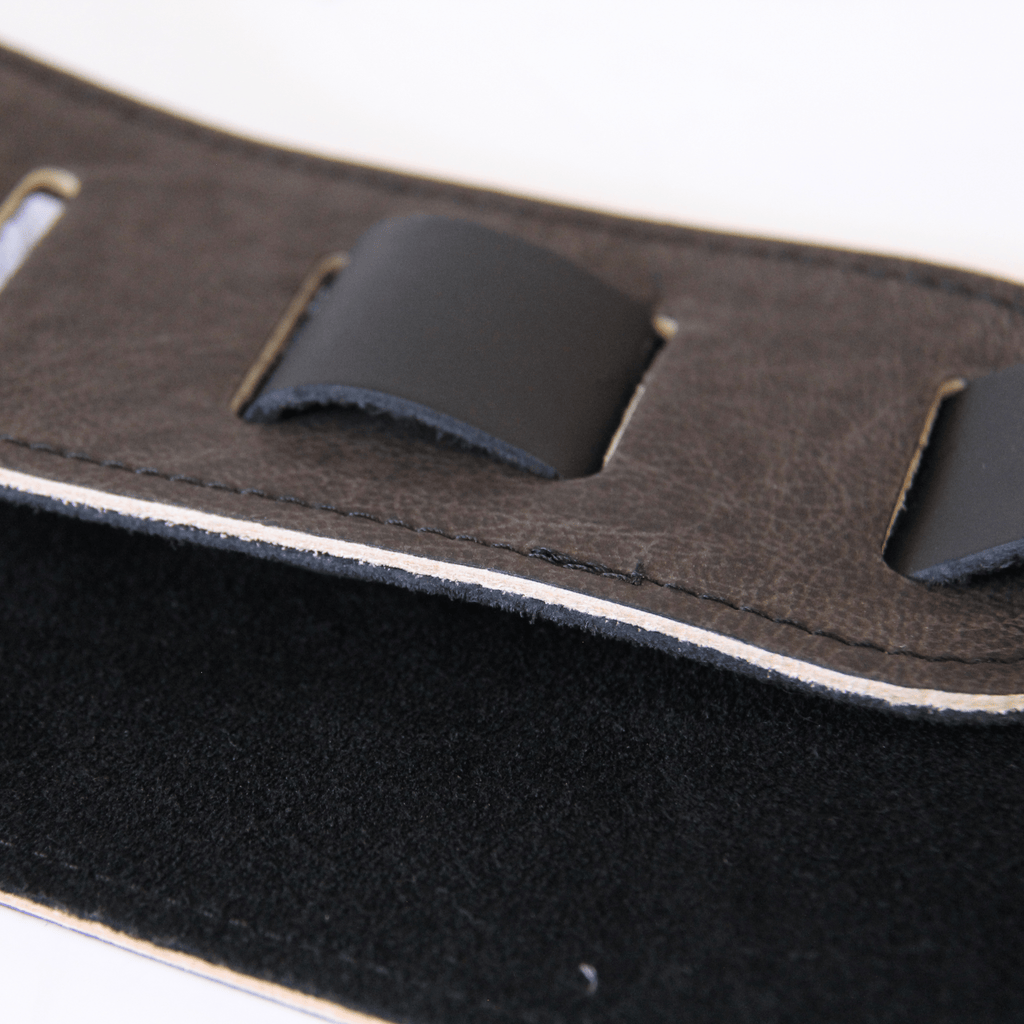 The Renegade Leather Distressed Guitar Strap - StrapGraphics
