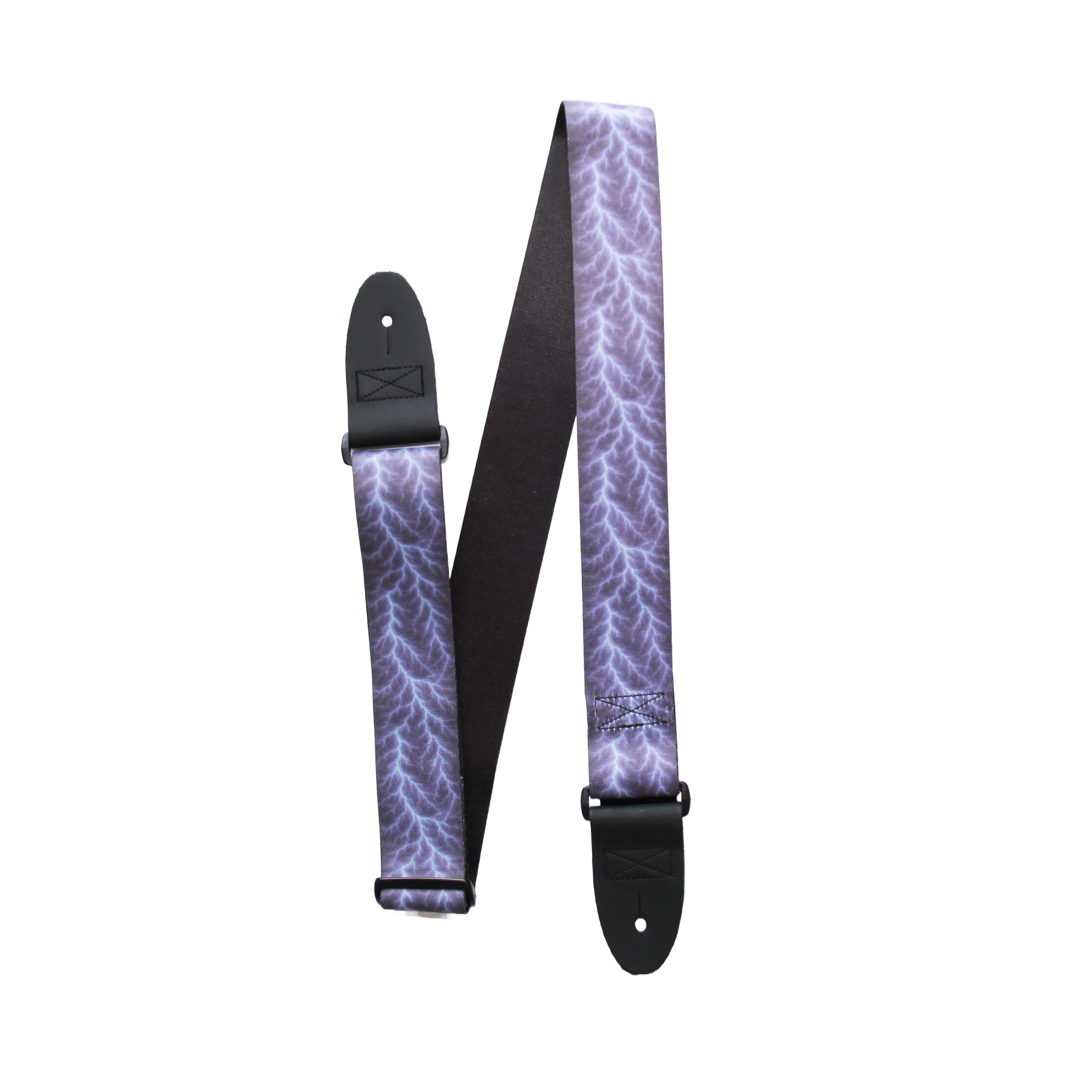 Thunderstrike – Lightning Bolt Custom Guitar Strap (2″ Sublimated Polyester) - Customize this strap - StrapGraphics